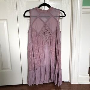 Free People Purple Sleeveless Dress